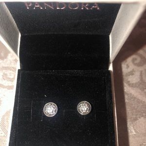 Pandora Dazzling Droplet Stud Earrings